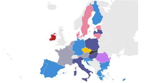 Recopilación De Los Resultados De Las Elecciones Europeas De 2024 Para 28 Países En Un Solo Mapa