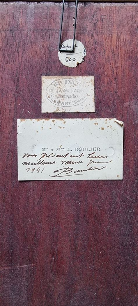 Proantic Lucien Boulier Naked Girl Oil On Panel Signed Art Deco