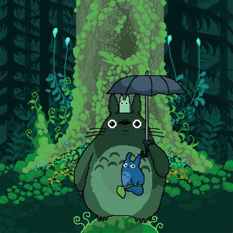 Totoro Pixelart Rghibli
