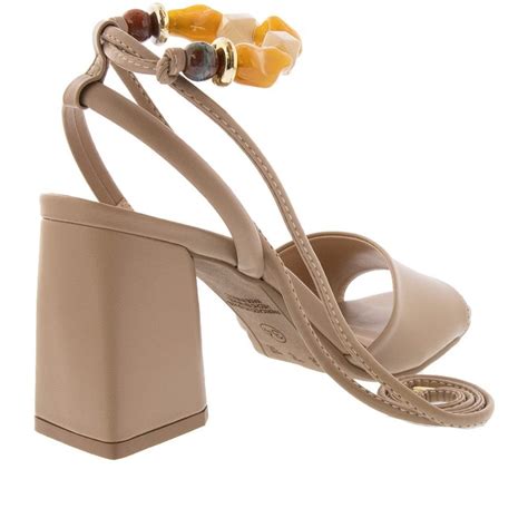 Sand Lia Gabriela Salto Geom Trico Amarra O Pedraria Nude Compre Agora Dafiti Brasil