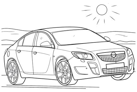 Coloriage Opel Insignia Gratuit Coloriages Gratuits à Imprimer