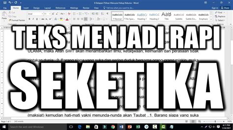 Cara Merapikan Teks Hasil Copy Paste Dari Internet Youtube