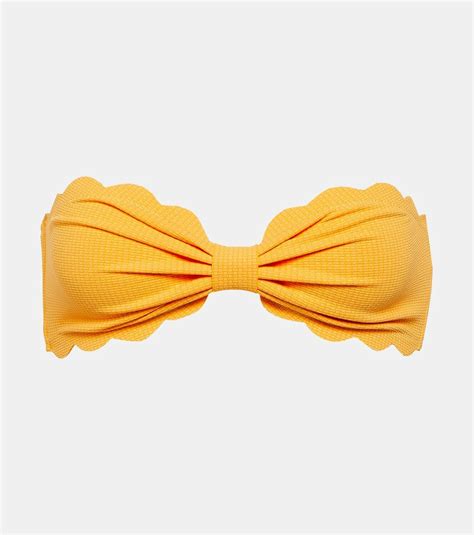 Marysia Antibes Scalloped Bandeau Bikini Top Marysia