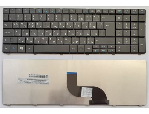 Клавиатура за лаптоп Acer Aspire E1-772G Черна Оригинална Кирилица BG