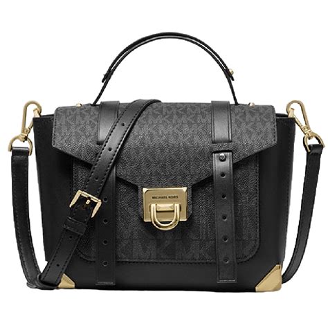 Сумка-портфель Michael Kors Manhattan, черный купить за границей по ...