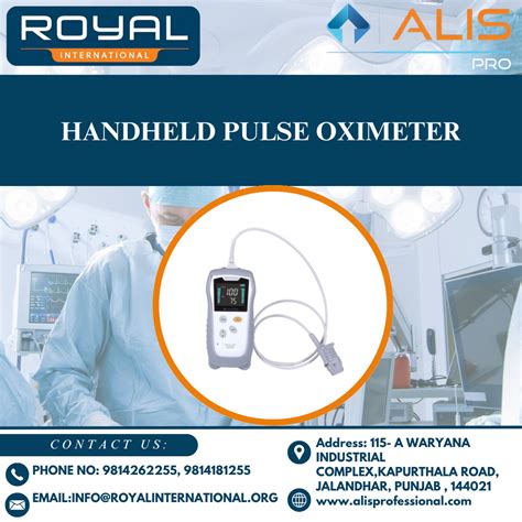 handheld pulse oximeter   price  jalandhar punjab royal