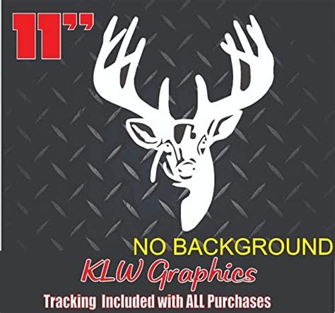 Deer Head Buck Decal Hunting Hunt Vinyl Decal Sticker Deer Car Diesel Truck 4x4 Funny Bow Camo