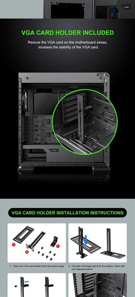 GAMEMAX Vega Pro Black / Grey Computer Case - Newegg.com