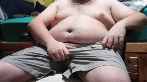 Chubby Bear Strips And Cums After A Long Day Working Outside Pornhub Gay