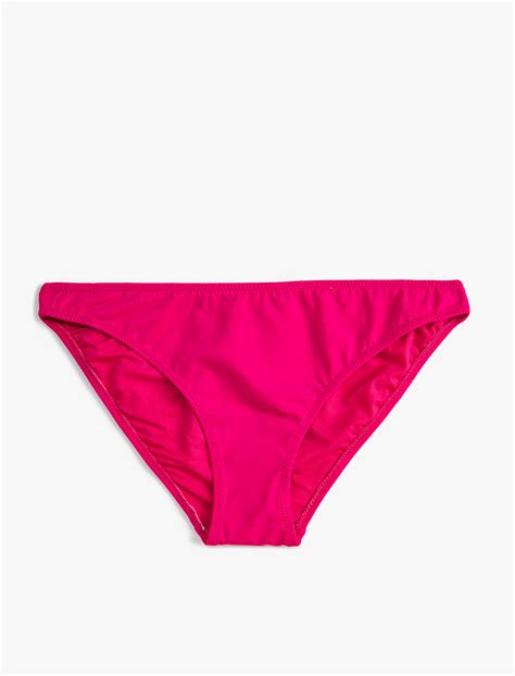 Pembe Kadın Basic Bikini Altı Normal Bel 3SAK00131BM Koton