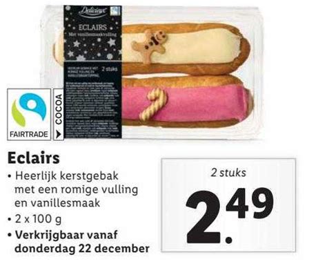Delicieux Eclairs Aanbieding Bij Lidl 1foldersnl