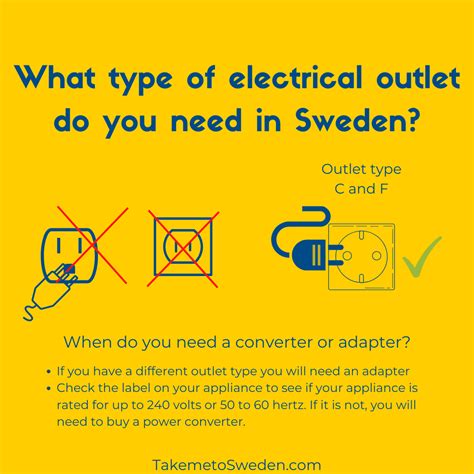 What Type Of Electrical Outlet Do You Need In Sweden Take Me To Sweden