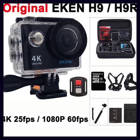 Original Eken H9 H9r Action Camera Ultra Hd 4k 25fps Wifi 20 170d Underwater Waterproof