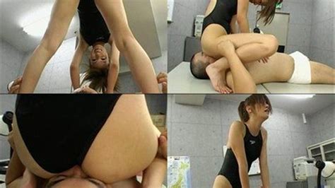 Man Feels Lady S Ass Real Close As Lady In Leotard Sits On His Face Full Version High