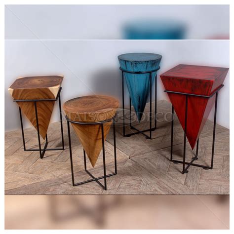 majestic cone solid stool maison  deco factory   chinese