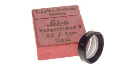 Buy Close Focus Lens E Leitz Wetzlar Red Boxed Cm Vorsatzlinse