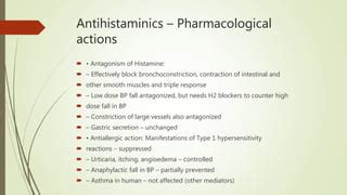 Histamine & Antihistaminics | PPT