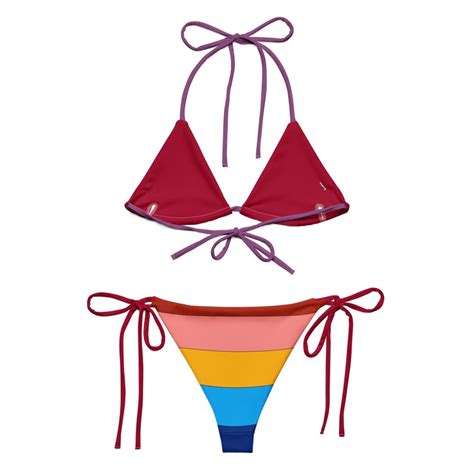 Nami Film Z Rainbow Bikini Etsy