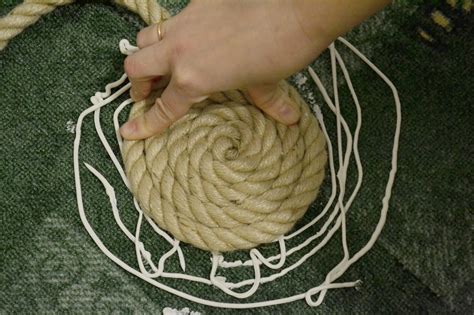 Коврик из каната (веревки) своими руками