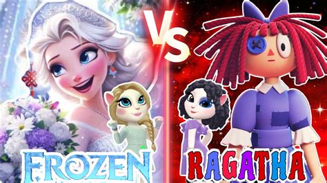 My Talking Angela 2 😻 Frozen ️ Vs Ragatha ️ Cosplay Youtube