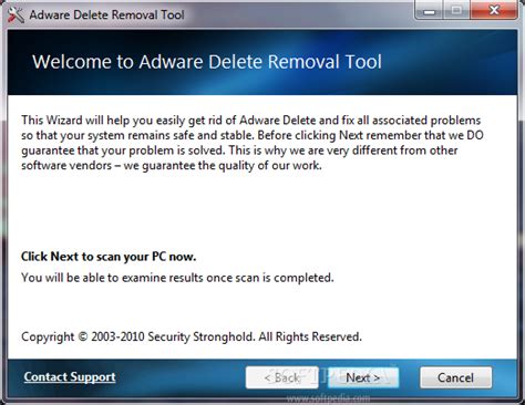 Download Adware Delete Removal Tool 10
