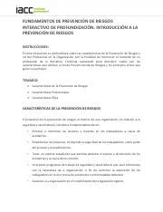 Fundamentos De Prevenci N De Riesgos Caracter Sticas Y Rol Del