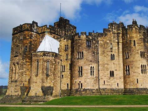 Gatehouse Da Entrada Do Castelo De Alnwick, Northumberland, Inglaterra