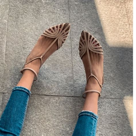 Nude Ballet Flats Etsy