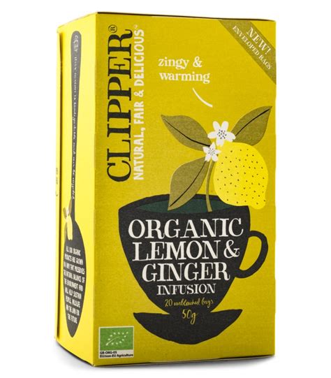 K P Clipper Tea Lemon Ginger Hos Svensk H Lsokost