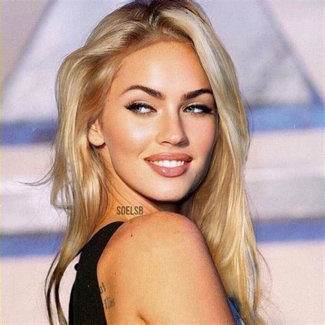 Megan Fox On Instagram Blonde Or Brunette Megan Blonde Blondehair Brunette