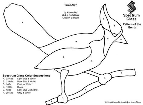 Free Stained Glass Bird Patterns | Printable Templates Free