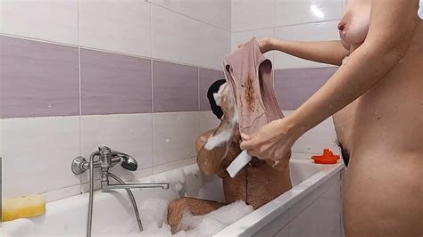 Amateur Couple Spied In The Shower Hairy Pussy Wife Big Ass Big Tits Hairy Latina Pussy Xhamster