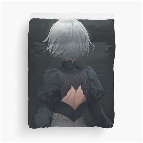 Sexy YoRHa B Lewd Thighs Thicc Ass Butt Nier Automata Anime Hentai Girl Duvet Cover By