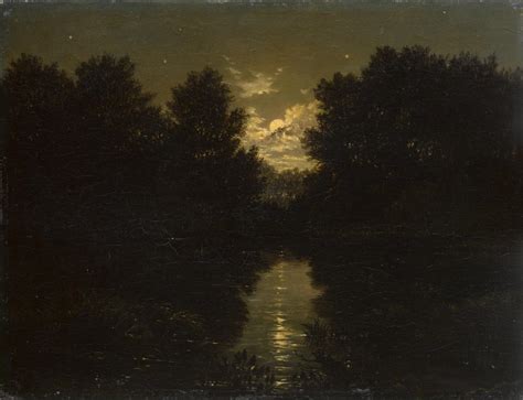 Moonlight Landscape” 1859 By Carl Gustav Carus Rsizz