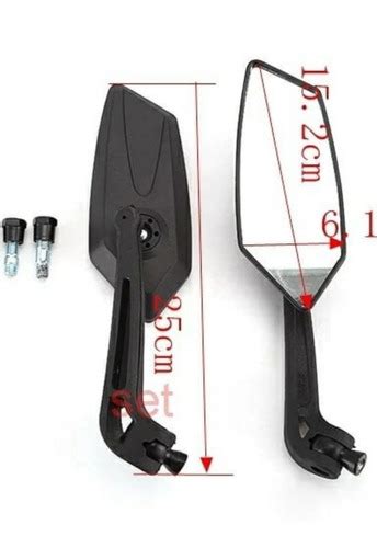 Espejos Retrovisor Para Motos Deportivo Tipo Naked Hilo 10mm Cuotas sin interés