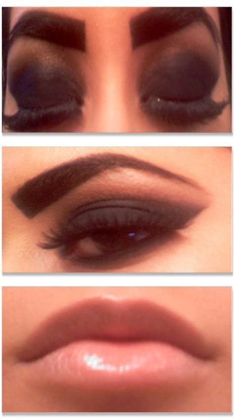Dark Smokey Eye Nude Lips Monique G S MoniqueG Photo Beautylish