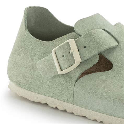 London Suede Leather Matcha Birkenstock