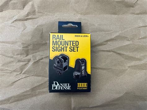 Daniel Defense Ar 15 Iron Sight Set Black High Plains Armament