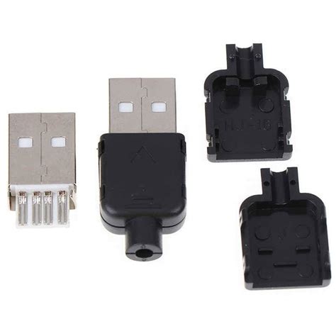 Штекер USB 2.0 / Разборный разъем 5 шт - купить с доставкой по выгодным ...