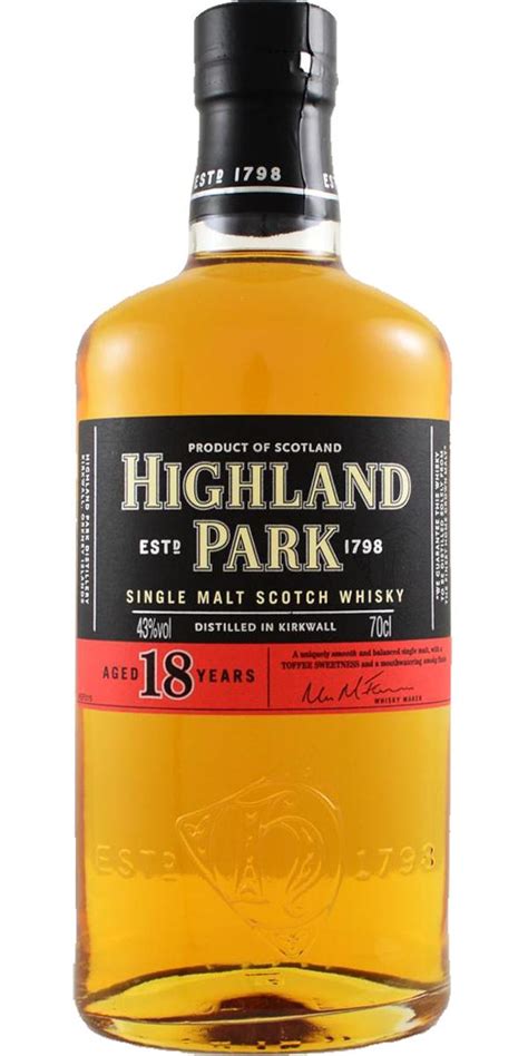 Highland Park 18-year-old - Ratings and reviews - Whiskybase