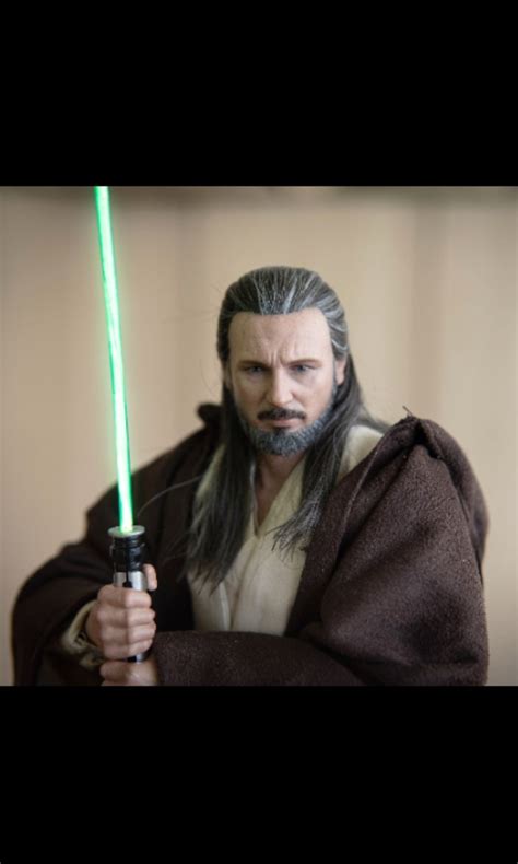 Hot Toys Qui Gon Jinn Rooted Hair And Beard Hobbies Toys Toys Games On Carousell