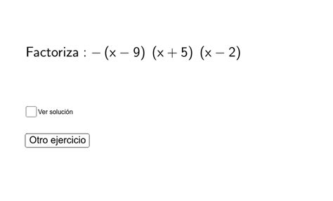 Ejercicios Factorización De Polinomios De Tercer Grado Geogebra