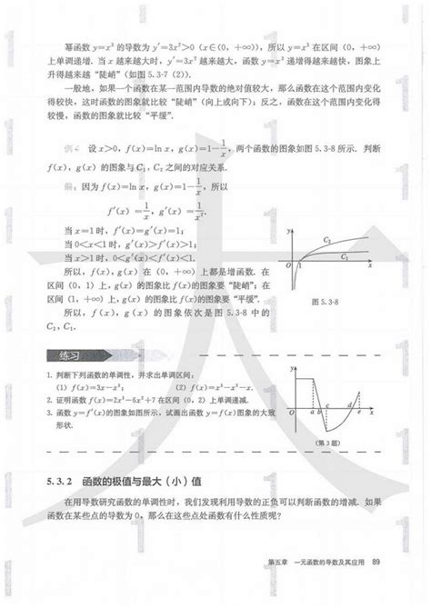 53 导数在研究函数中的应用2019年审定人教版高中数学选择性必修第二册中学课本网