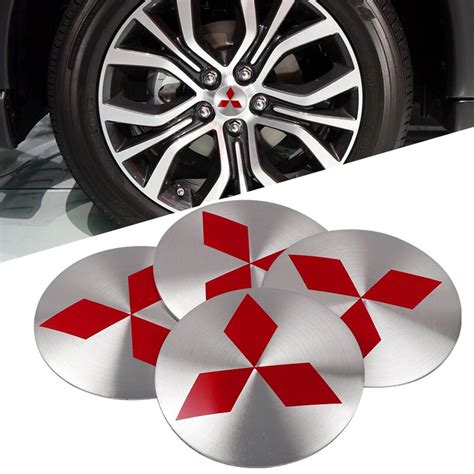 Pcs Set Mm Car Wheel Center Hub Cap Emblem Badge Decal Sticker For