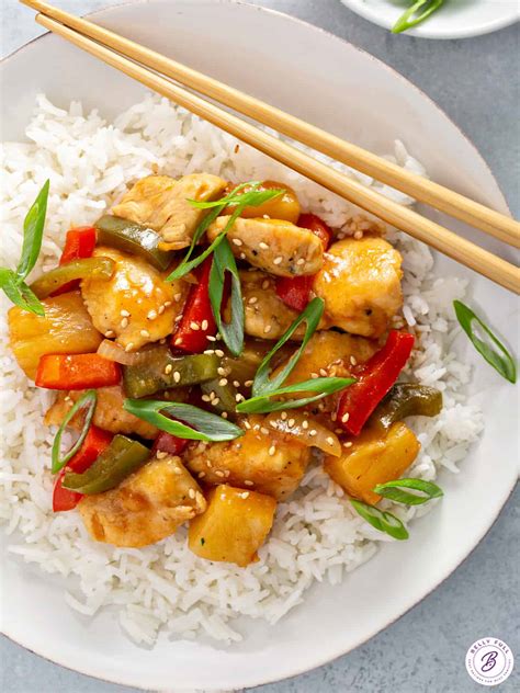 Easy Sweet And Sour Chicken Recipe Belly Full