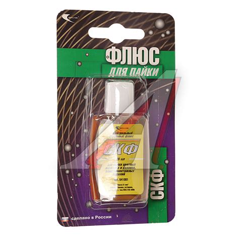 041081 Флюс спирто-канифольный СКФ - 041081 - фото, цена, описание ...
