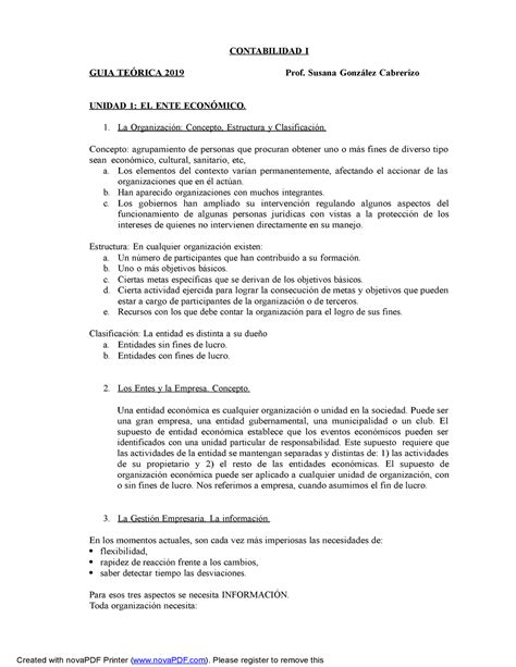 Guia Teorica Contabilidad I Guia Te Rica Prof Susana