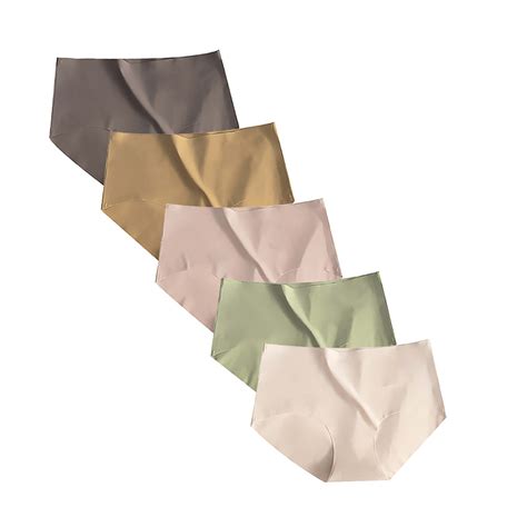 Rigardu Hot Sale Women S Seamless No Show Panties Invisible Light Underwear Pack Underwear