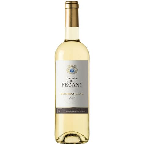 AOP Monbazillac Bio Domaine de Pécany blanc 2019 75cl pas cher Auchan fr