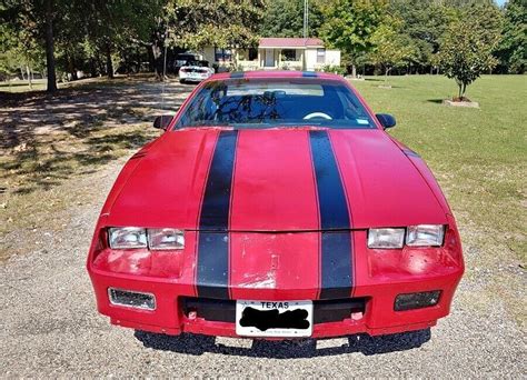 1988 Chevrolet Camaro Coupe Red Rwd Automatic Rs Classic Chevrolet